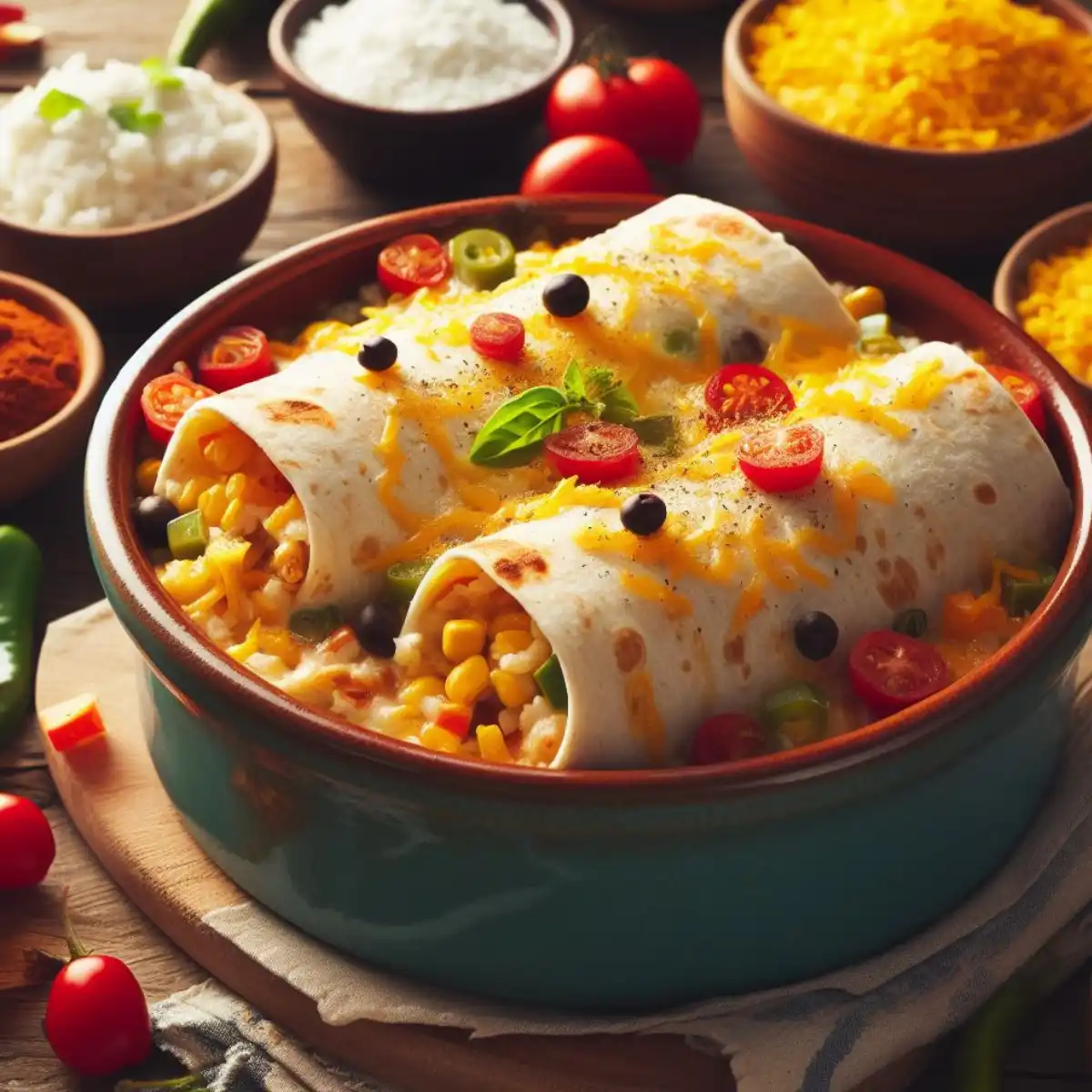 Frozen Burrito Casserole