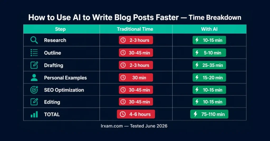 How to Use AI to Write Blog Posts Faster