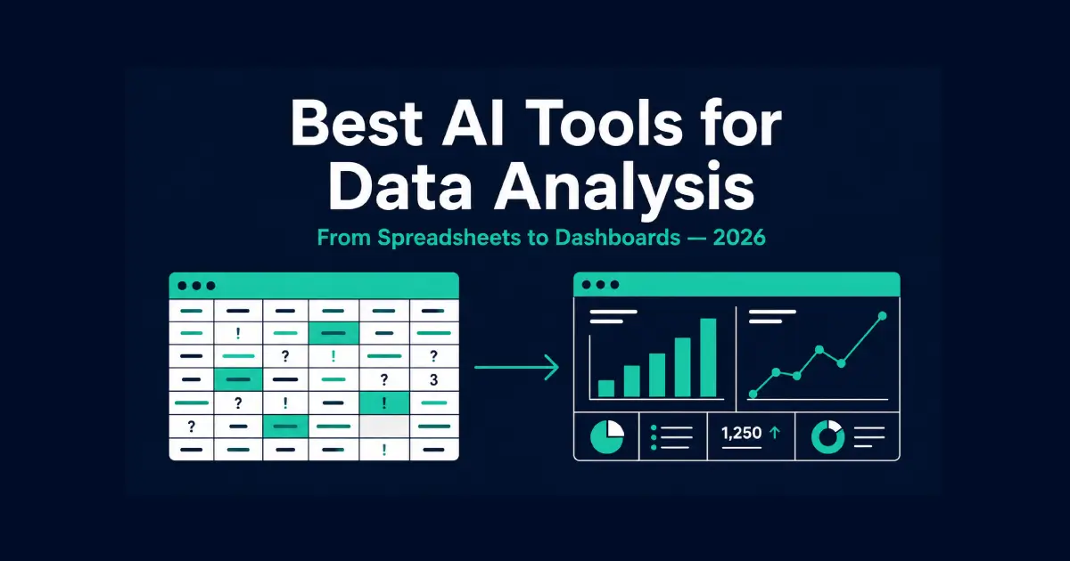 best AI tools for data analysis in 2026